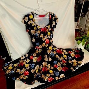 Vintage-Style Fit-n-Flare Dress